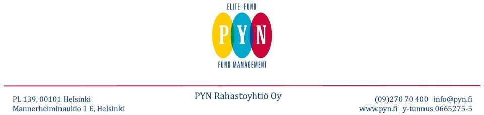 PYN Rahastoyhtiö Oy (09)270 70