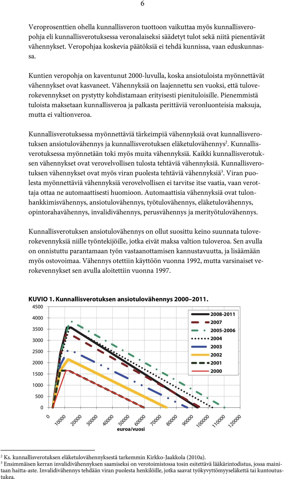 Vähennyksiä on laajennettu sen vuoksi, että tuloverokevennykset on pystytty kohdistamaan erityisesti pienituloisille.