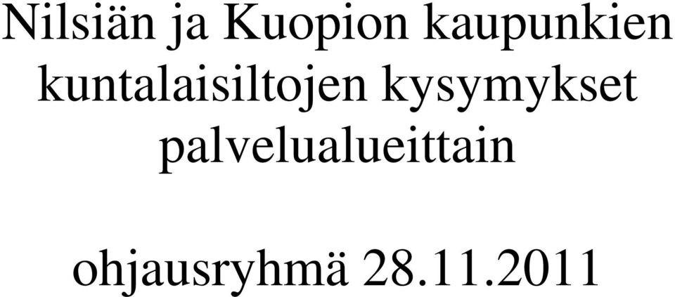 kuntalaisiltojen