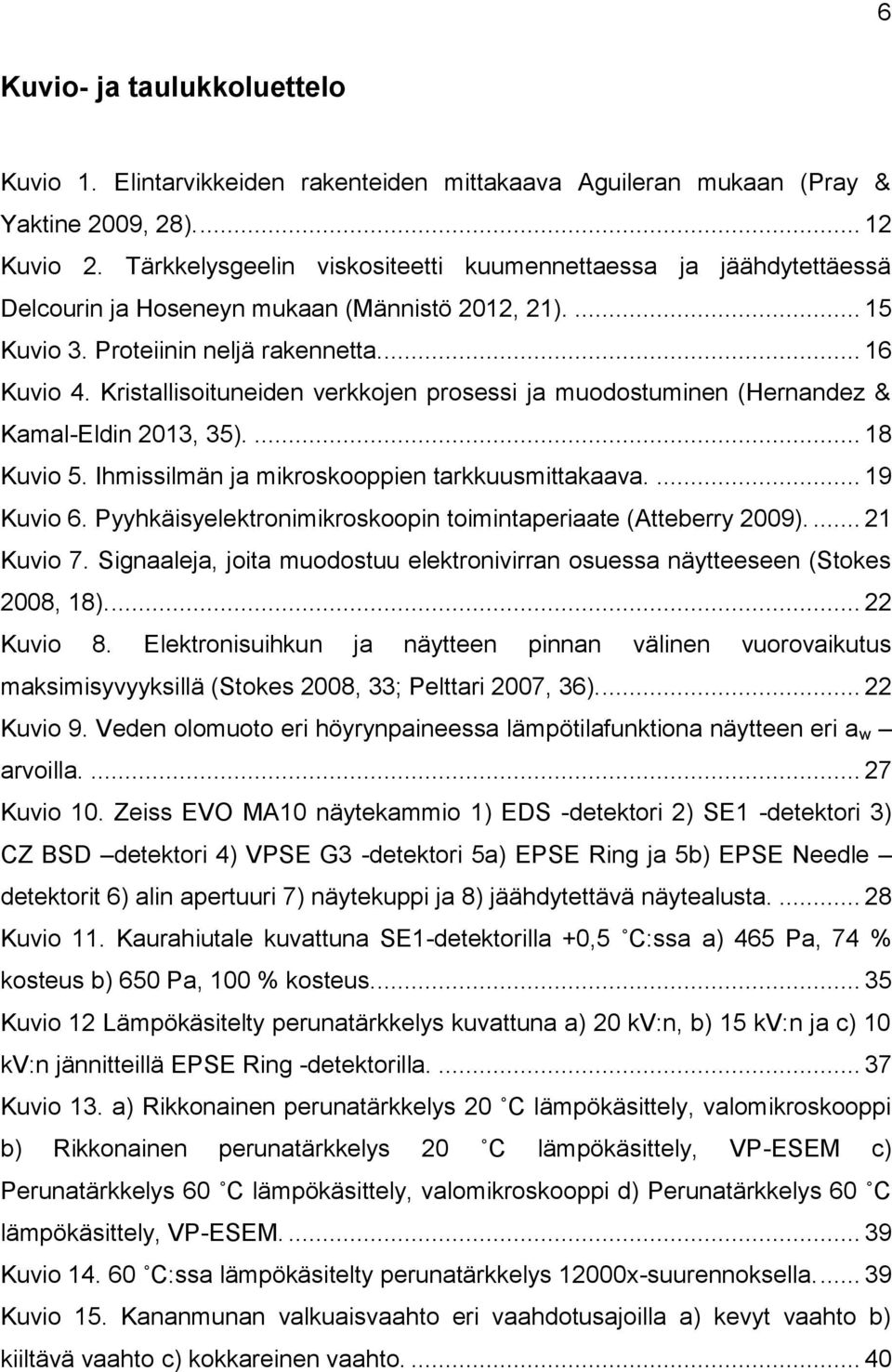 Kristallisoituneiden verkkojen prosessi ja muodostuminen (Hernandez & Kamal-Eldin 2013, 35).... 18 Kuvio 5. Ihmissilmän ja mikroskooppien tarkkuusmittakaava.... 19 Kuvio 6.