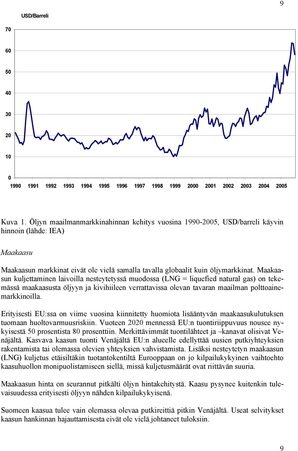 Maakaasun kuljettaminen laivoilla nesteytetyssä muodossa (LNG = liquefied natural gas) on tekemässä maakaasusta öljyyn ja kivihiileen verrattavissa olevan tavaran maailman polttoainemarkkinoilla.