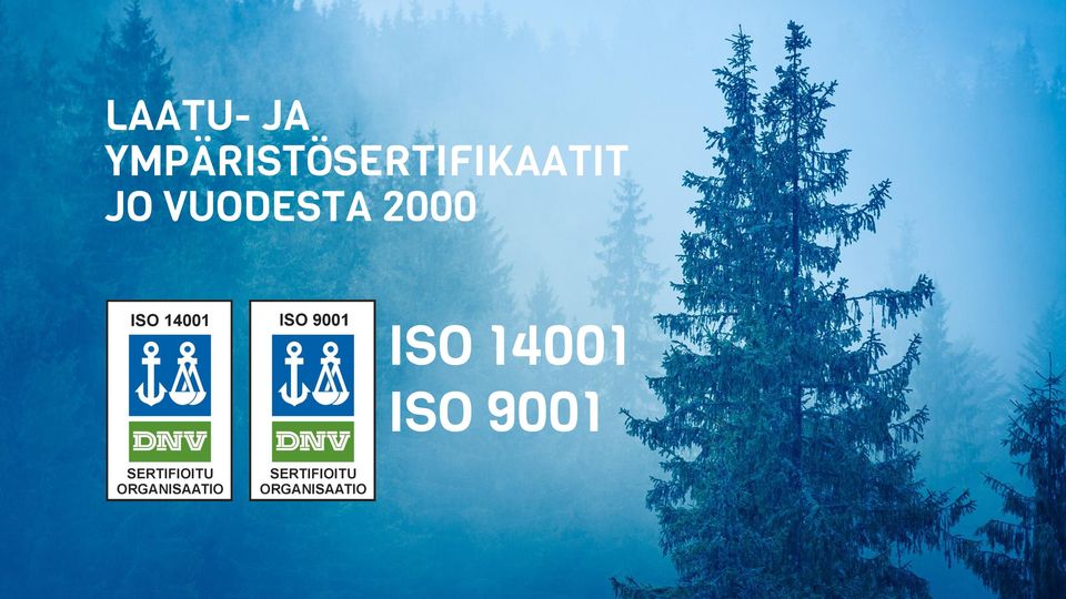 VUODESTA 2000 ISO 14001 ISO