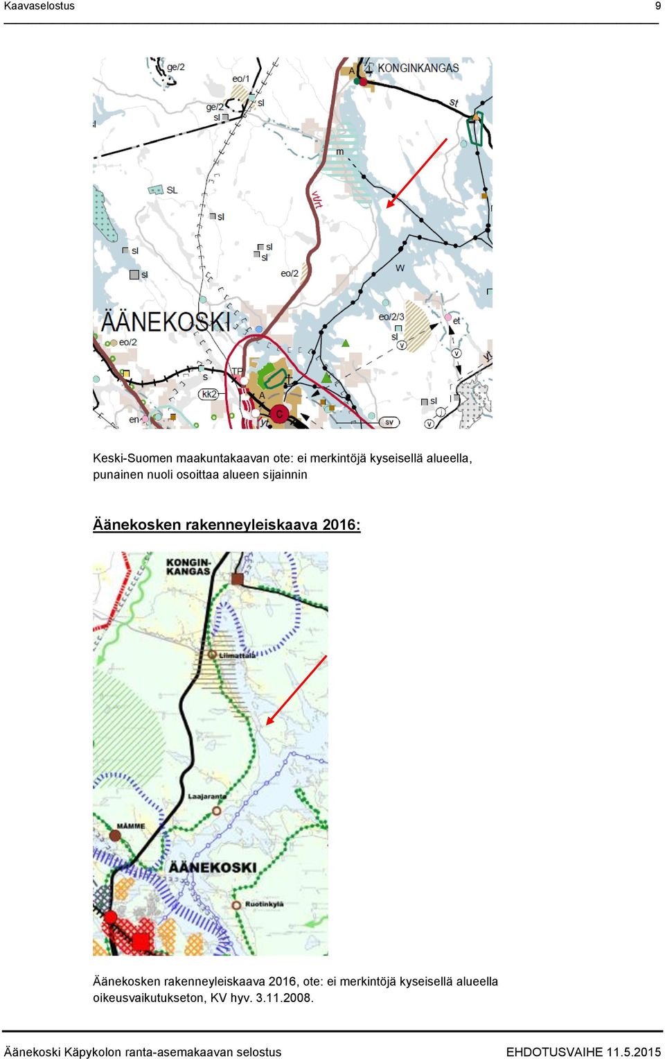 rakenneyleiskaava 2016: Äänekosken rakenneyleiskaava 2016, ote: