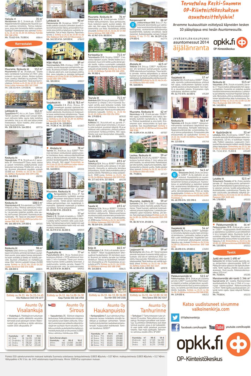 D2007*. Loistavalla paikalla suositulla Lohikosken alueella tilava kulmahuoneisto. Valoisa, persoonallinen huoneisto jossa keittiö ja kylpyhuone uudistettu nykyaikaisiksi. Tule ja ihastu. Käyntios.