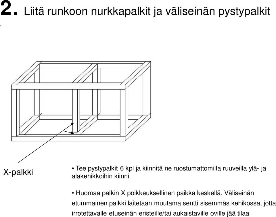 poikkeuksellinen paikka keskellä.