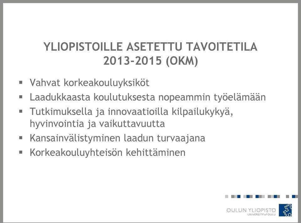 Tutkimuksella ja innovaatioilla kilpailukykyä, hyvinvointia ja