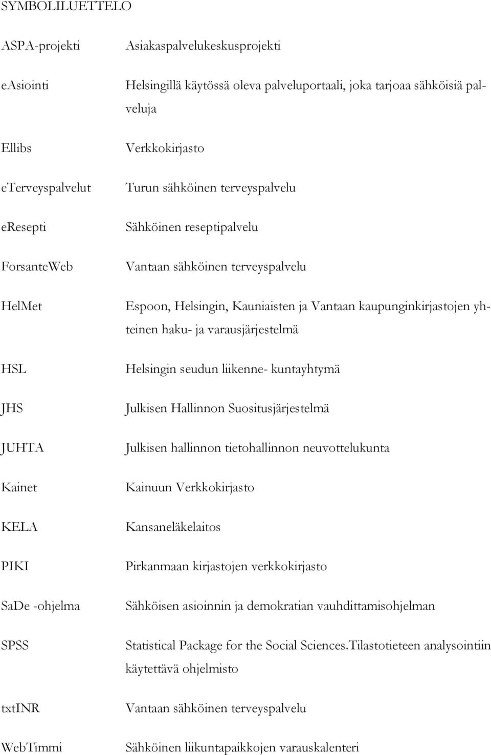ja Vantaan kaupunginkirjastojen yhteinen haku- ja varausjärjestelmä Helsingin seudun liikenne- kuntayhtymä Julkisen Hallinnon Suositusjärjestelmä Julkisen hallinnon tietohallinnon neuvottelukunta