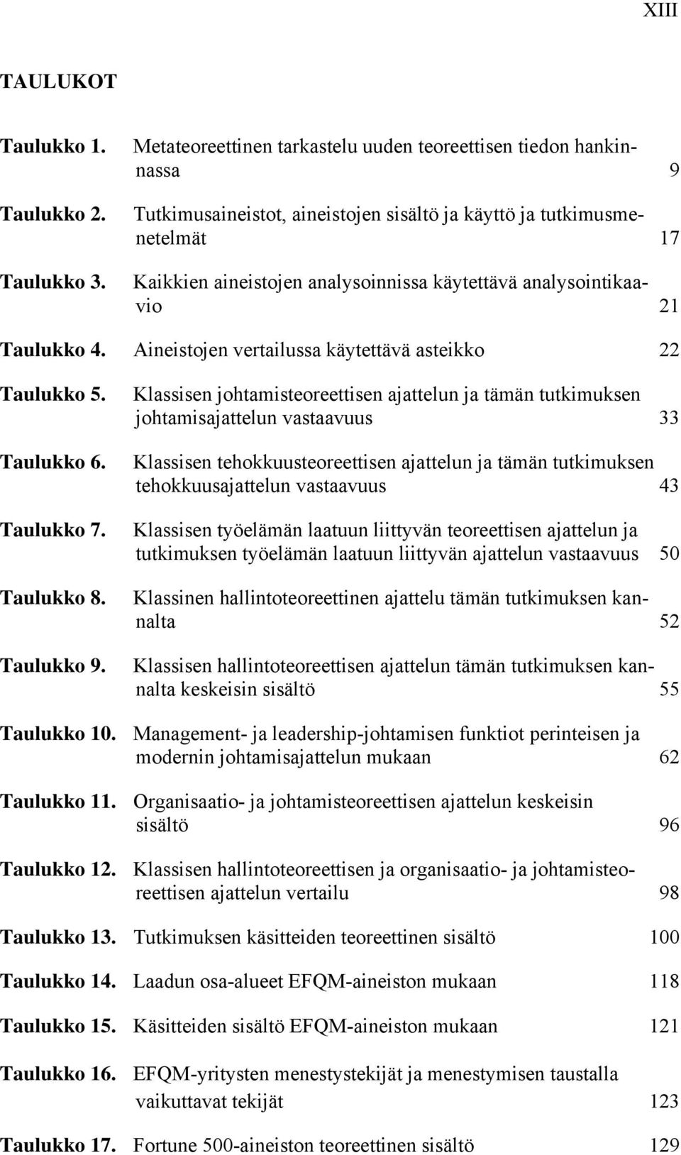 analysointikaavio 21 Taulukko 4. Aineistojen vertailussa käytettävä asteikko 22 Taulukko 5. Taulukko 6. Taulukko 7. Taulukko 8. Taulukko 9.