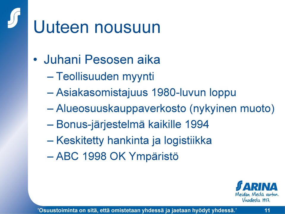 Alueosuuskauppaverkosto (nykyinen muoto)