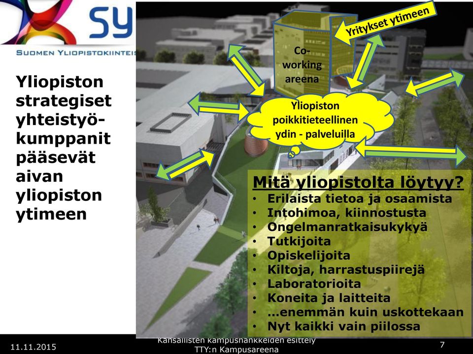 Erilaista tietoa ja osaamista Intohimoa, kiinnostusta Ongelmanratkaisukykyä Tutkijoita