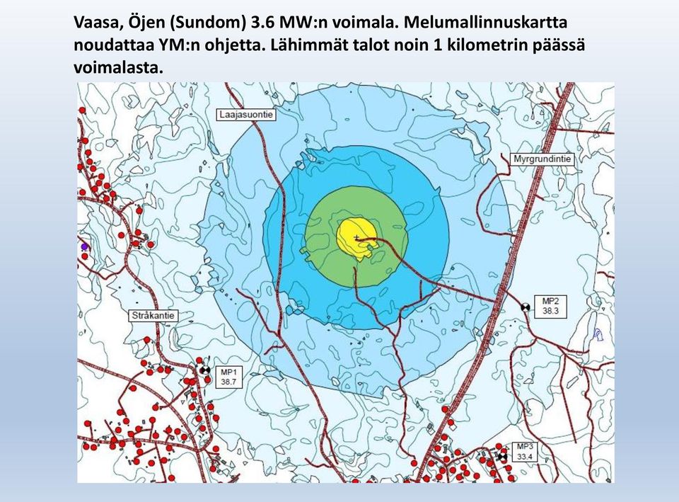 Melumallinnuskartta noudattaa