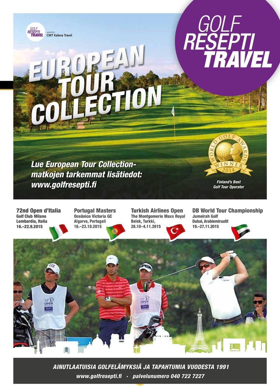 2015 Portugal Masters Oceânico Victoria GC Algarve, Portugali 16. 23.10.