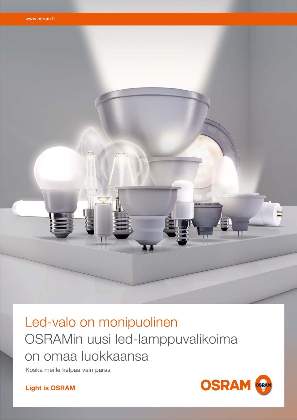 OSRAMin uusi led-lamppuvalikoima