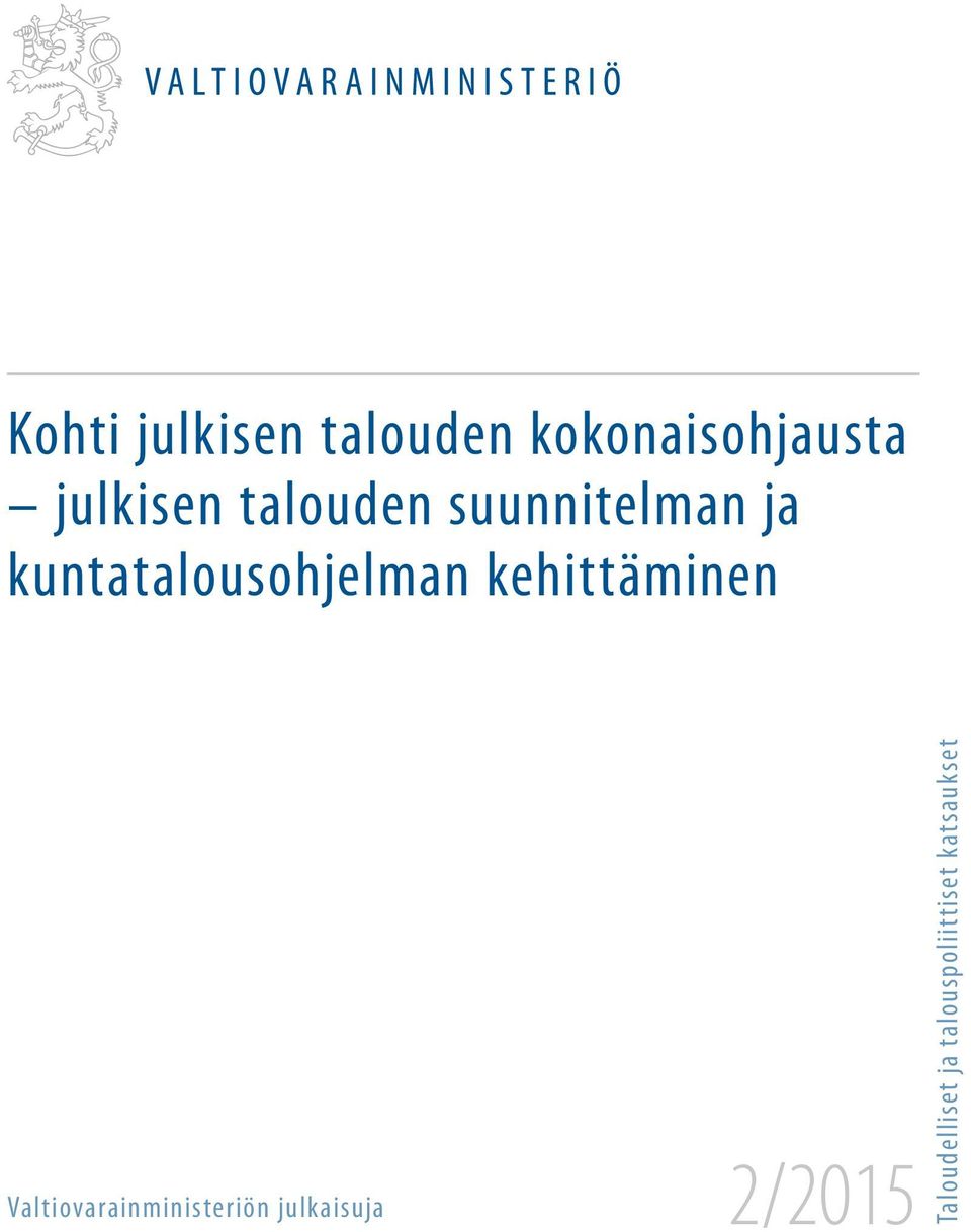 kuntatalousohjelman kehittäminen
