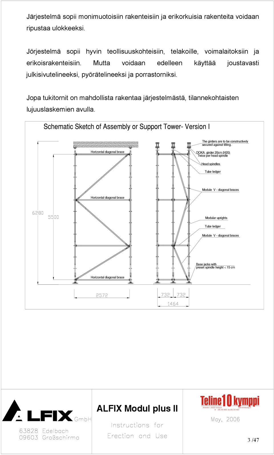 Mutta voidaan edelleen käyttää joustavasti julkisivutelineeksi, pyörätelineeksi ja porrastorniksi.