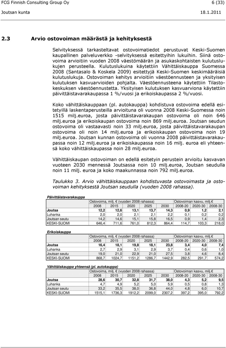 Siinä ostovoima arvioitiin vuoden 2008 väestömäärän ja asukaskohtaisten kulutuslukujen perusteella.