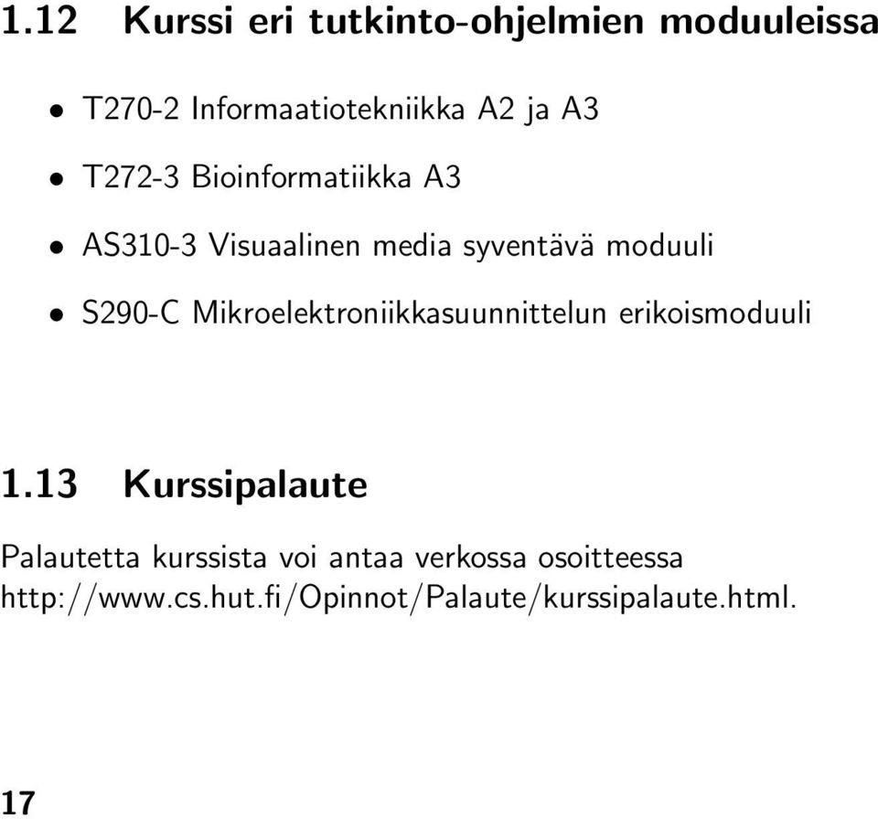 Mikroelektroniikkasuunnittelun erikoismoduuli 1.