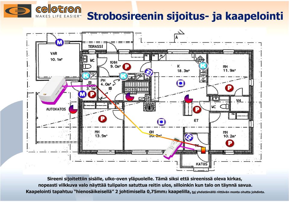 Tämä siksi että sireenissä oleva kirkas, nopeasti vilkkuva valo näyttää tulipalon