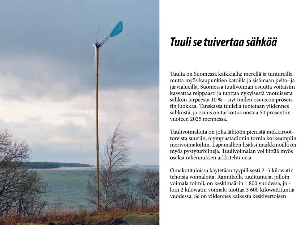 Tanskassa tuulella tuotetaan viidennes sähköstä, ja osuus on tarkoitus nostaa 50 prosentiin vuoteen 2025 mennessä.