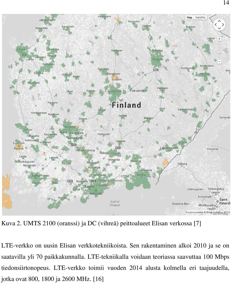 Elisan verkkotekniikoista.