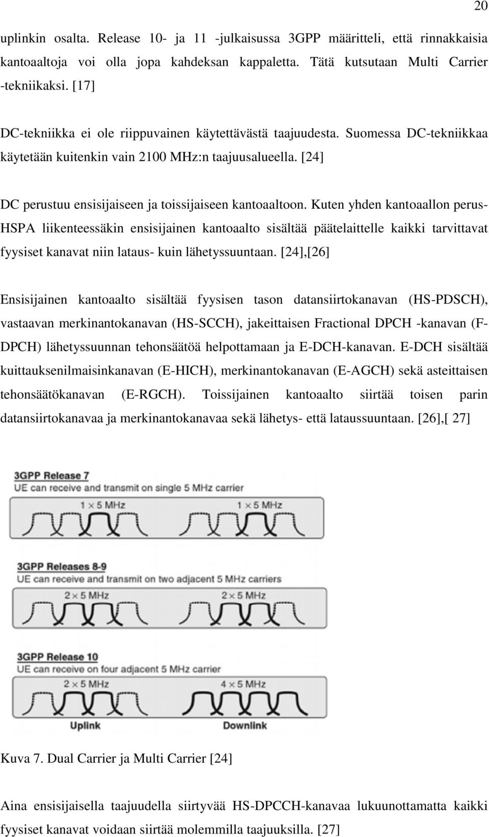 [24] DC perustuu ensisijaiseen ja toissijaiseen kantoaaltoon.