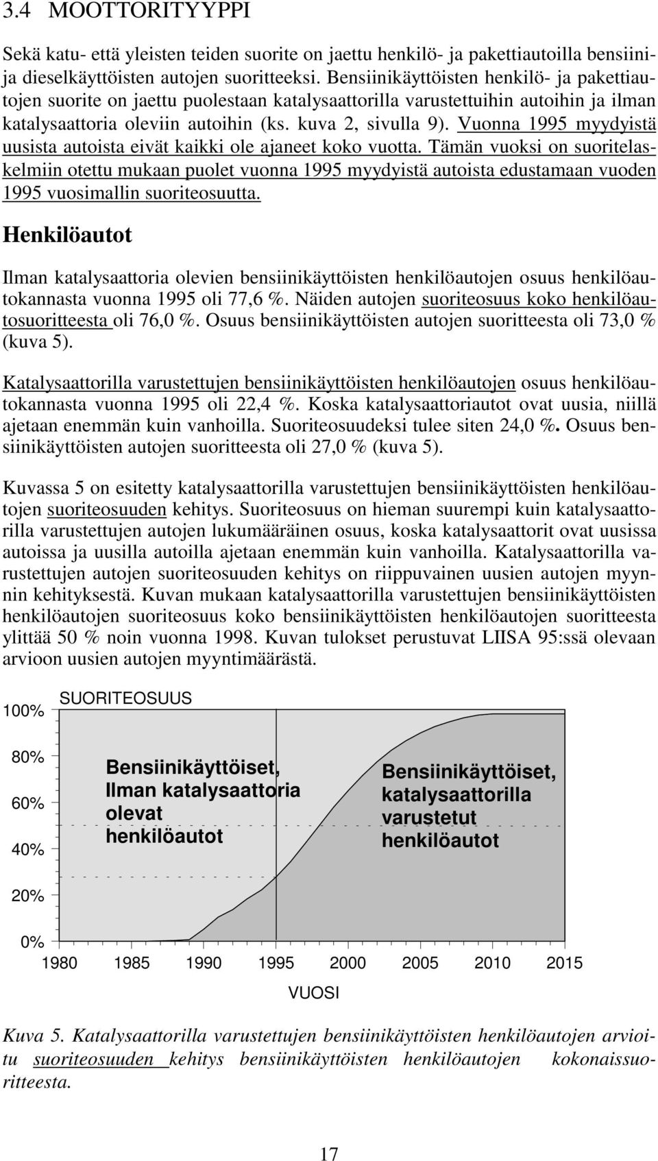 Vuonna 1995 myydyistä uusista autoista eivät kaikki ole ajaneet koko vuotta.