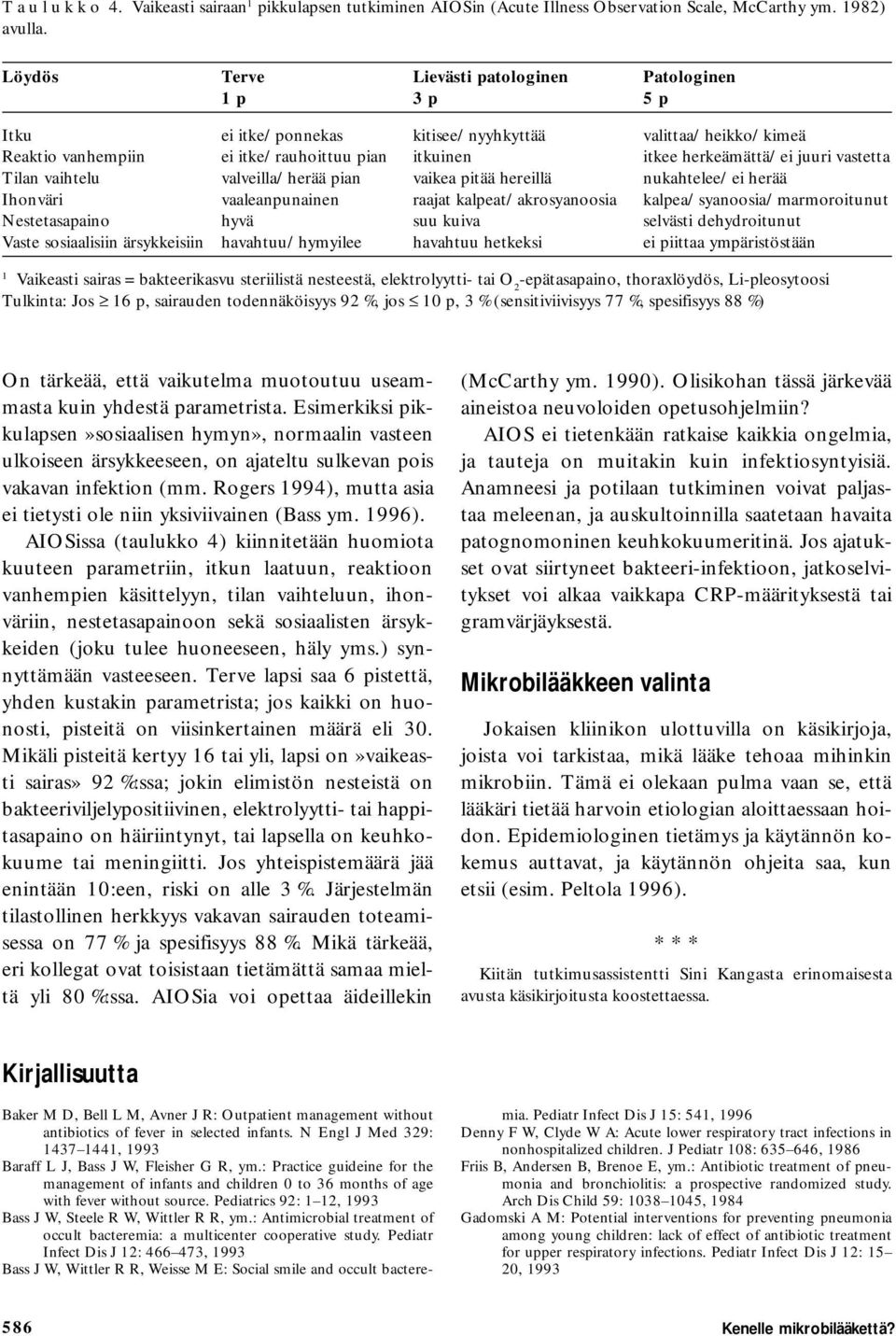 vastetta Tilan vaihtelu valveilla/herää pian vaikea pitää hereillä nukahtelee/ei herää Ihonväri vaaleanpunainen raajat kalpeat/akrosyanoosia kalpea/syanoosia/marmoroitunut Nestetasapaino hyvä suu