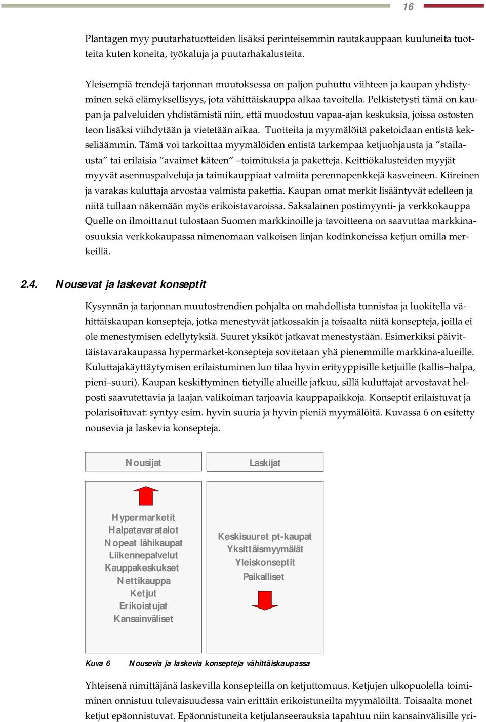 Pelkistetysti tämä on kaupan ja palveluiden yhdistämistä niin, että muodostuu vapaa-ajan keskuksia, joissa ostosten teon lisäksi viihdytään ja vietetään aikaa.