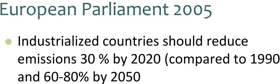 should reduce emissions 30 %