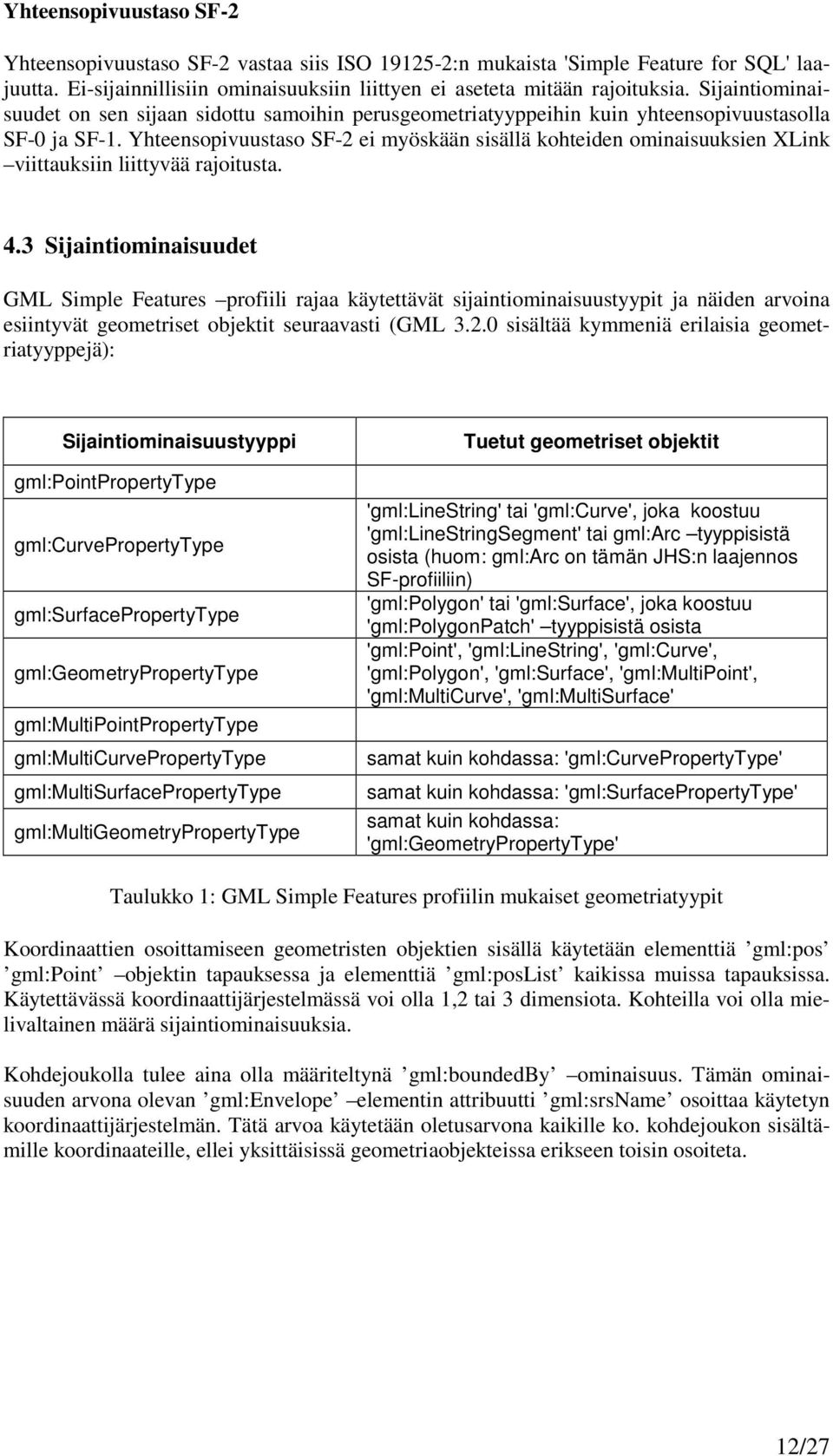 Yhteensopivuustaso SF-2 ei myöskään sisällä kohteiden ominaisuuksien XLink viittauksiin liittyvää rajoitusta. 4.