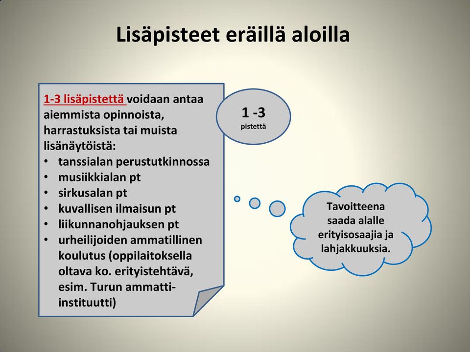 pt liikunnanohjauksen pt urheilijoiden ammatillinen koulutus (oppilaitoksella oltava ko.