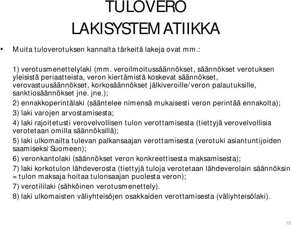 sanktiosäännökset jne.