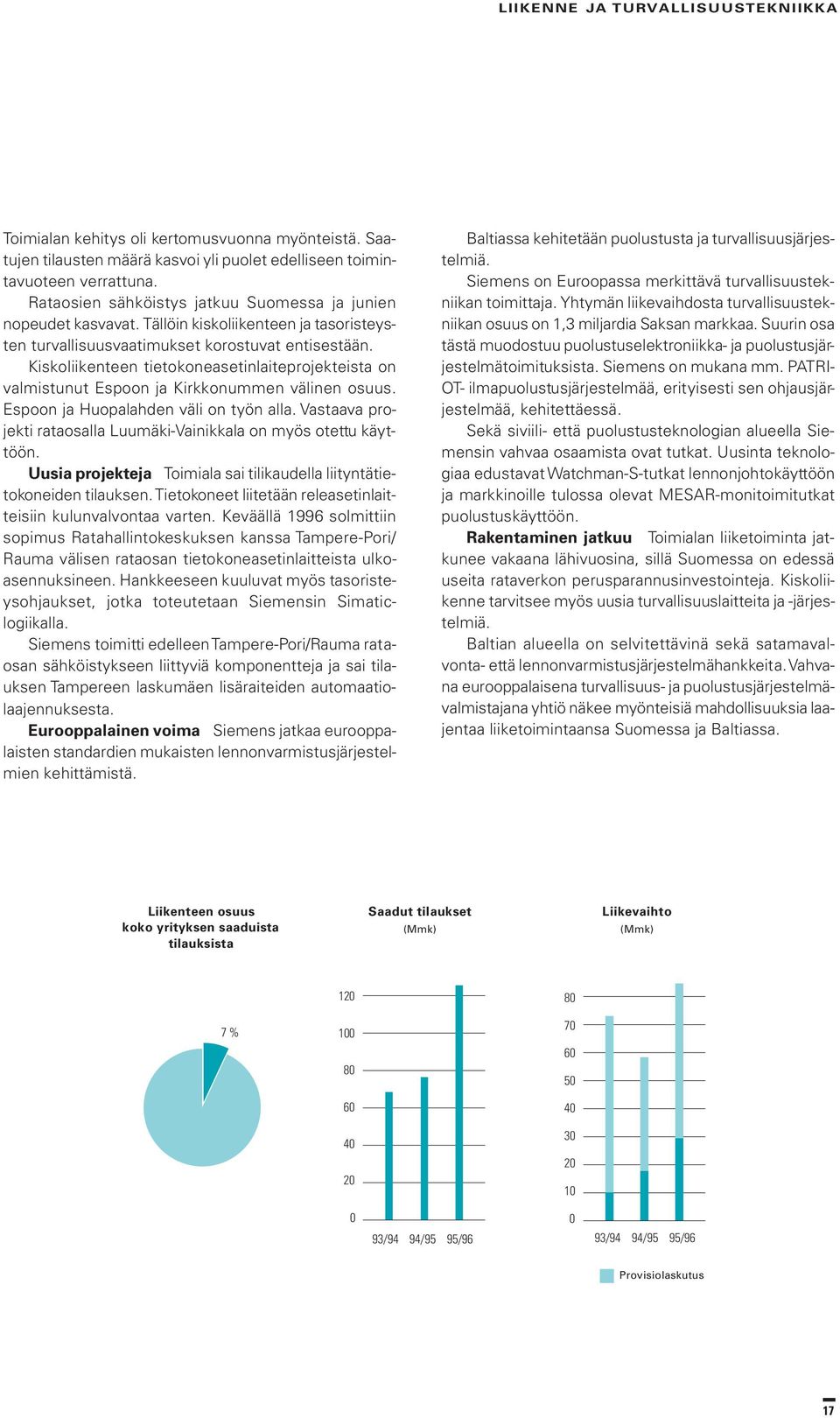 Kiskoliikenteen tietokoneasetinlaiteprojekteista on valmistunut Espoon ja Kirkkonummen välinen osuus. Espoon ja Huopalahden väli on työn alla.