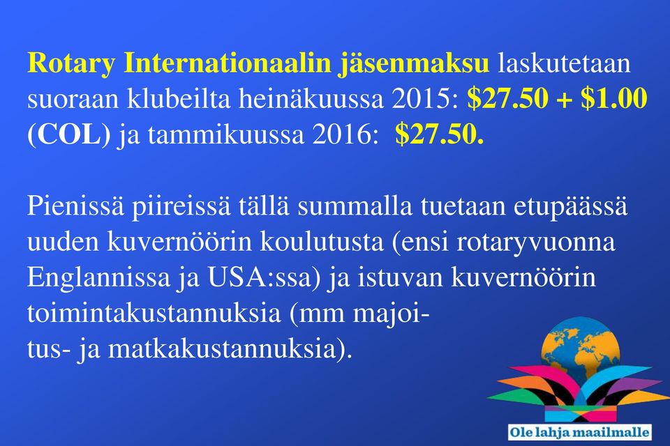 + $1.00 (COL) ja tammikuussa 2016: $27.50.