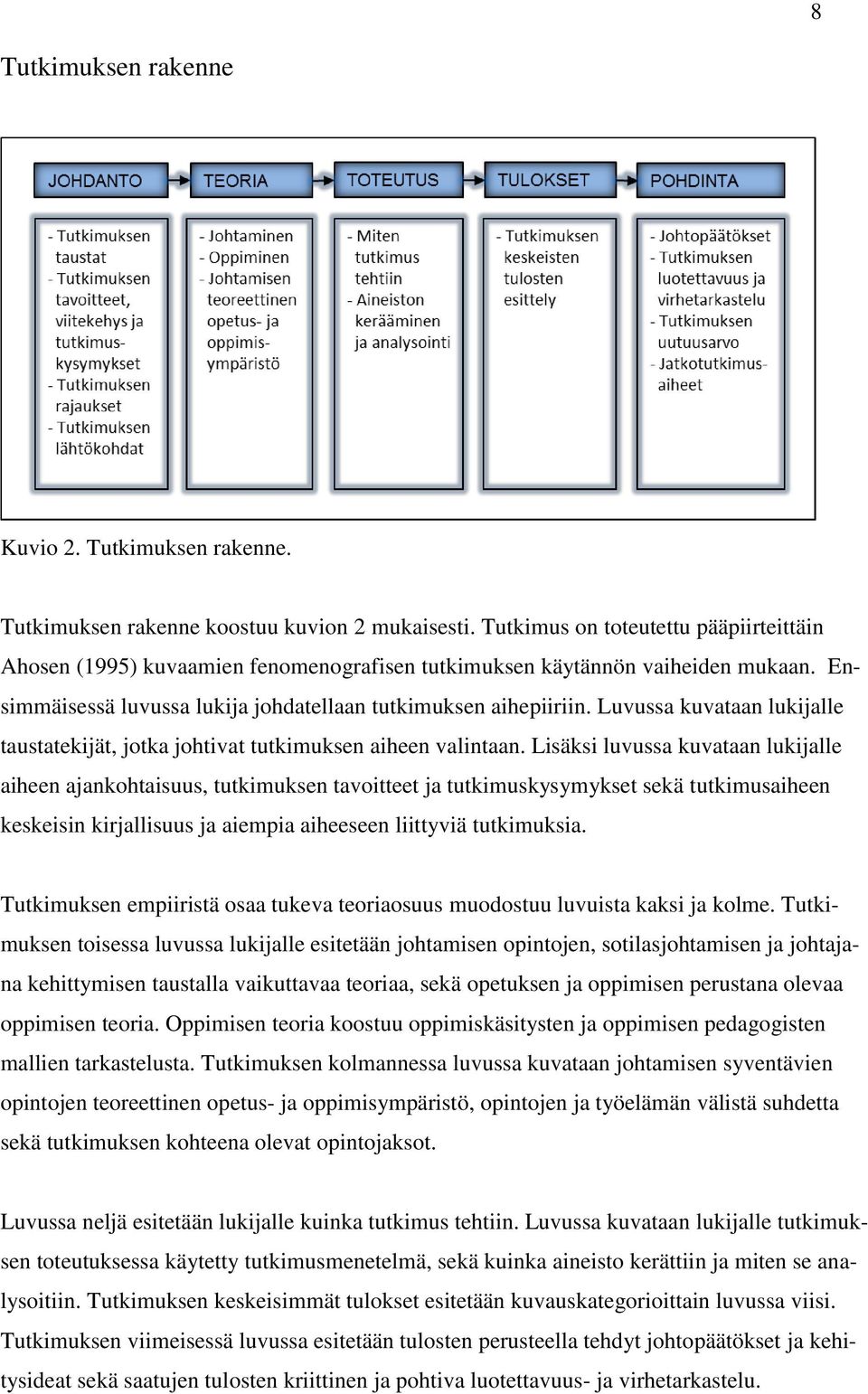 Luvussa kuvataan lukijalle taustatekijät, jotka johtivat tutkimuksen aiheen valintaan.