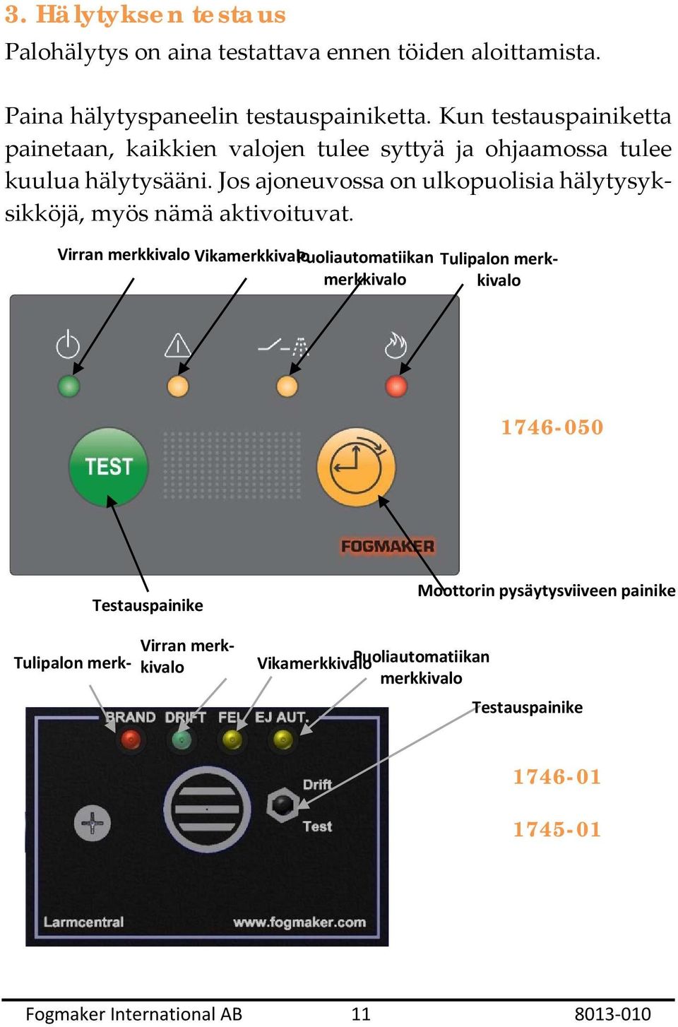 Jos ajoneuvossa on ulkopuolisia hälytysyksikköjä, myös nämä aktivoituvat.