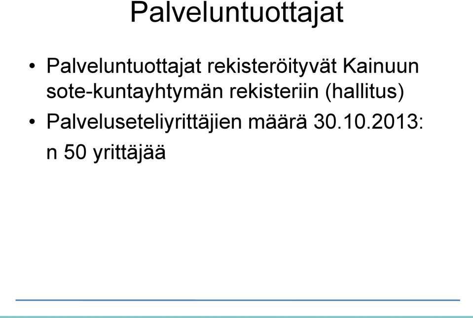 sote-kuntayhtymän rekisteriin