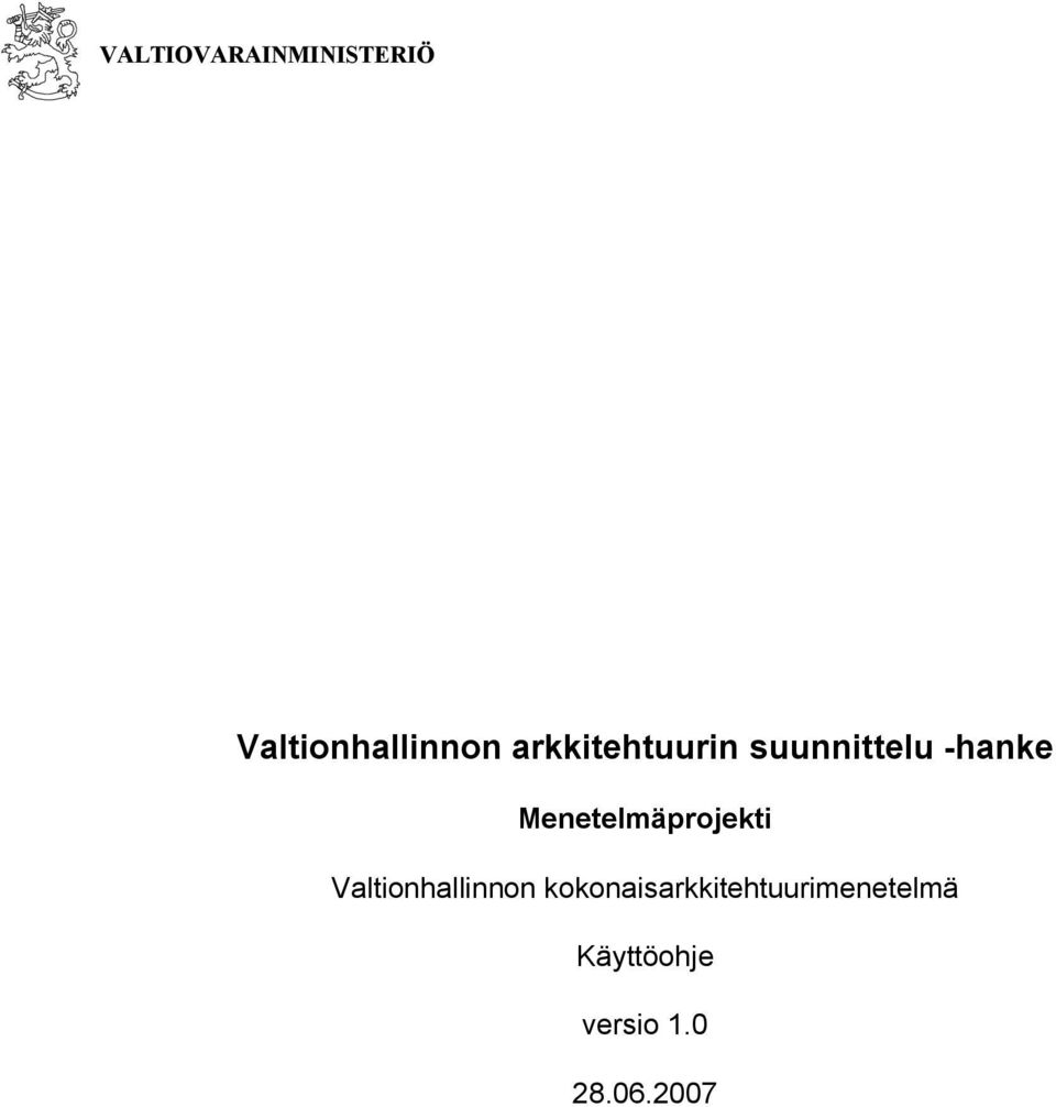 suunnittelu Menetelmäprojekti