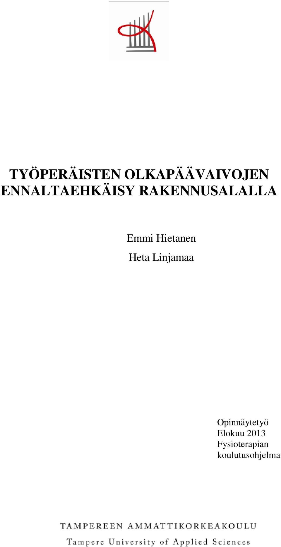 Hietanen Heta Linjamaa Opinnäytetyö