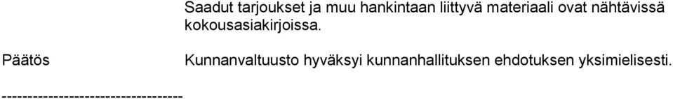 kokousasiakirjoissa.