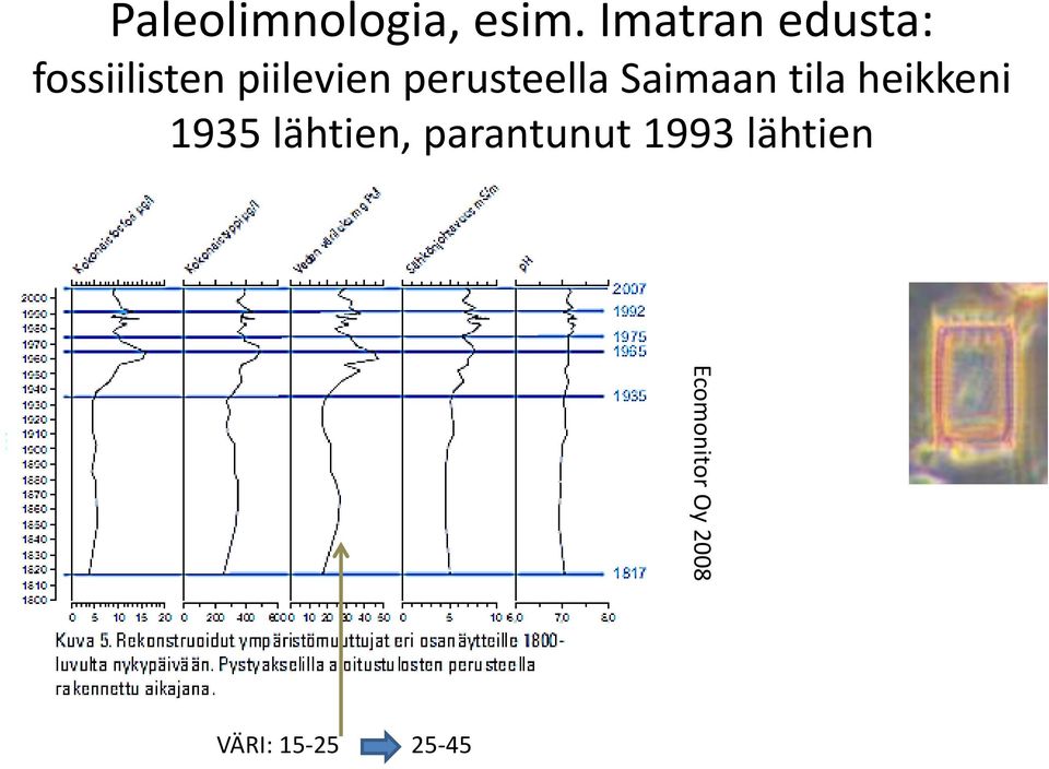 perusteella Saimaan tila heikkeni 1935