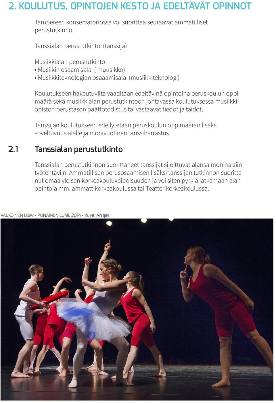 johtavassa koulutuksessa musiikkiopiston perustason päättötodistus tai vastaavat tiedot ja taidot.
