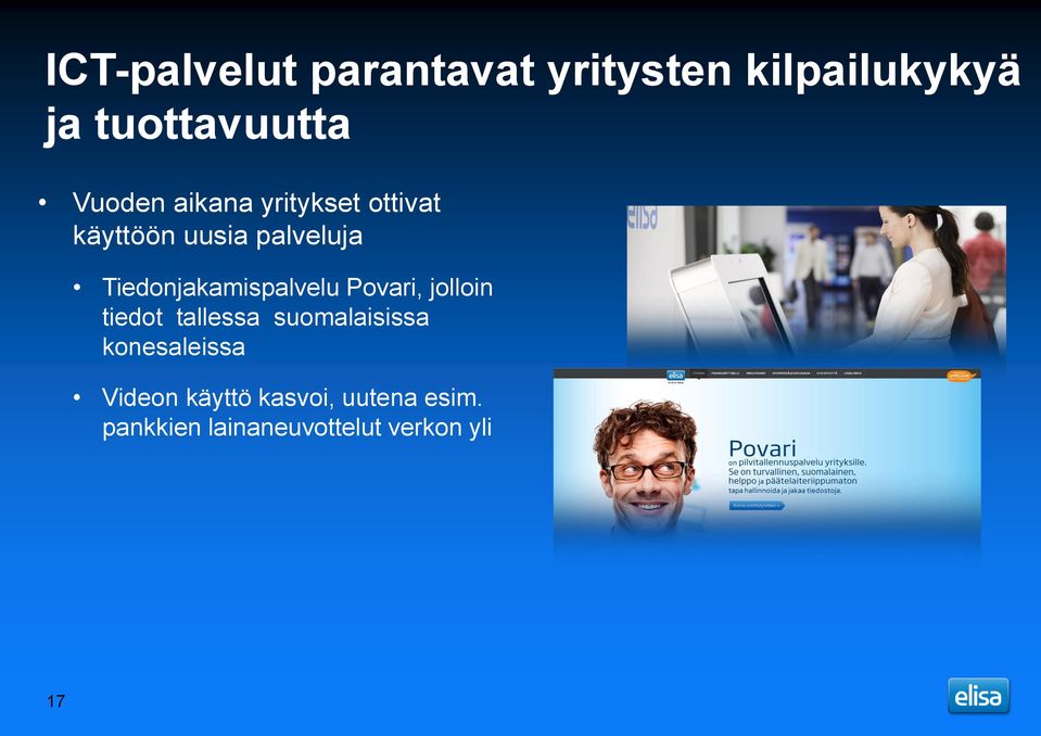 Tiedonjakamispalvelu Povari, jolloin tiedot tallessa suomalaisissa
