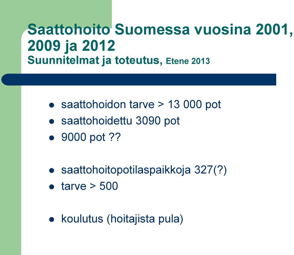 > 13 000 pot saattohoidettu 3090 pot 9000 pot?