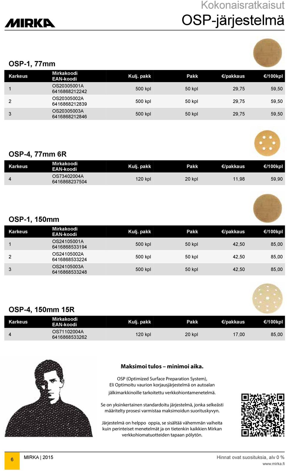 85,00 85,00 OSP-4, 150mm 15R 4 OS71102004A 6416868533262 120 kpl 20 kpl 17,00 /100kpl 85,00 Maksimoi tulos minimoi aika.