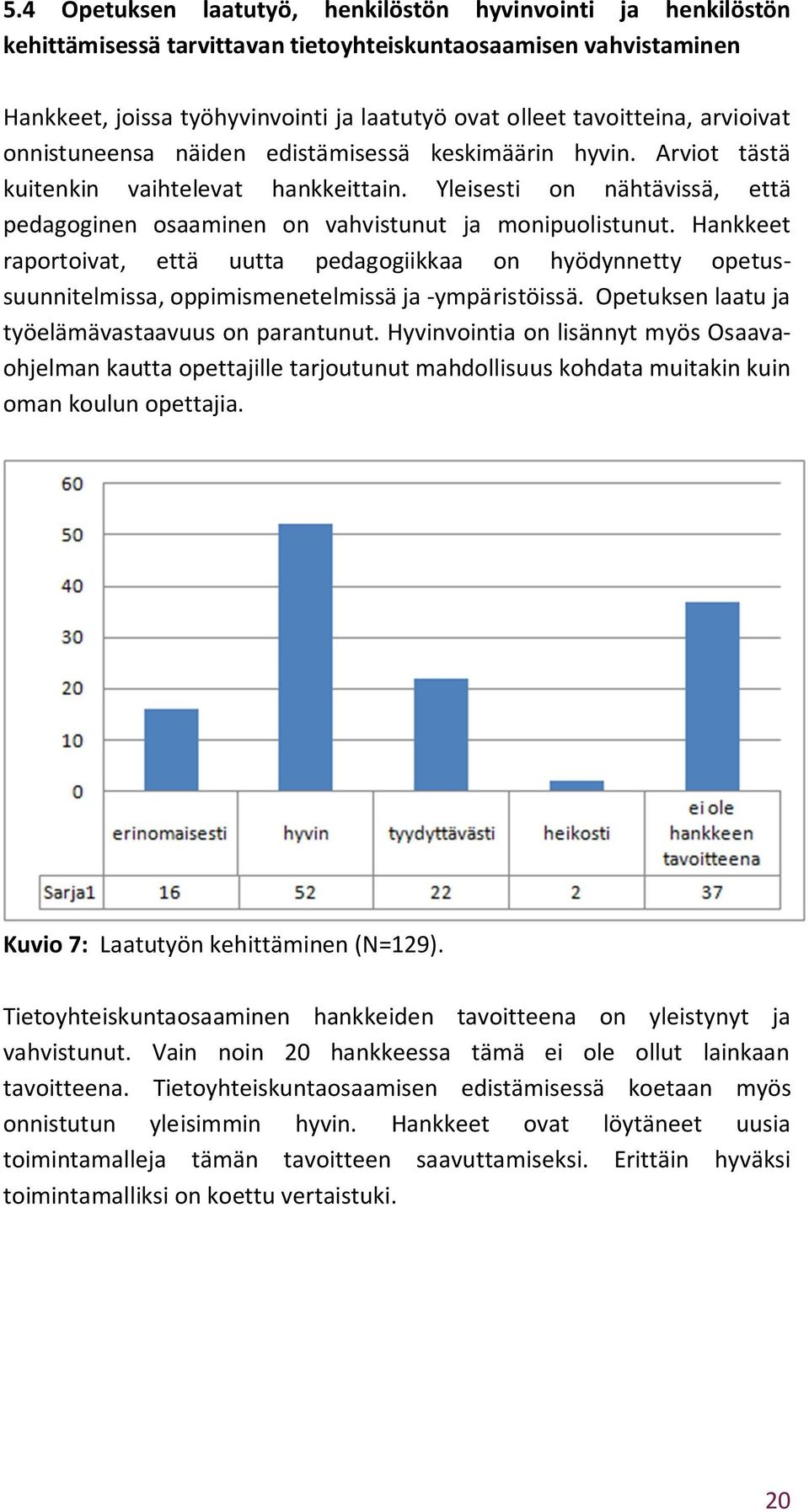 Hankkeet raportoivat, että uutta pedagogiikkaa on hyödynnetty opetussuunnitelmissa, oppimismenetelmissä ja -ympäristöissä. Opetuksen laatu ja työelämävastaavuus on parantunut.