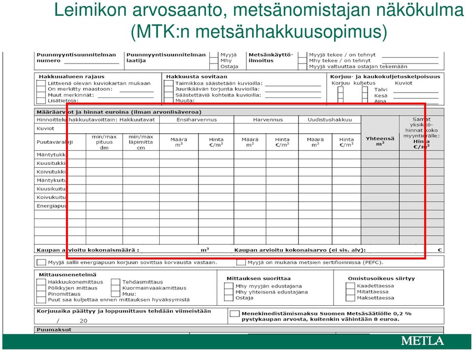 metsänomistajan