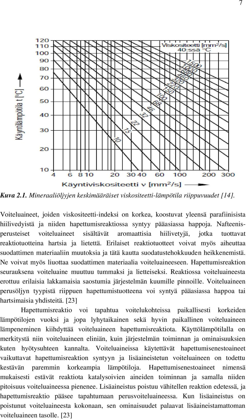 Nafteenisperusteiset voiteluaineet sisältävät aromaattisia hiilivetyjä, jotka tuottavat reaktiotuotteina hartsia ja lietettä.