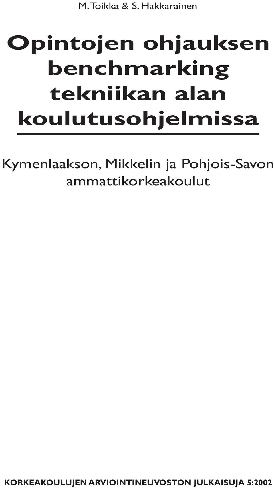 tekniikan alan koulutusohjelmissa Kymenlaakson,