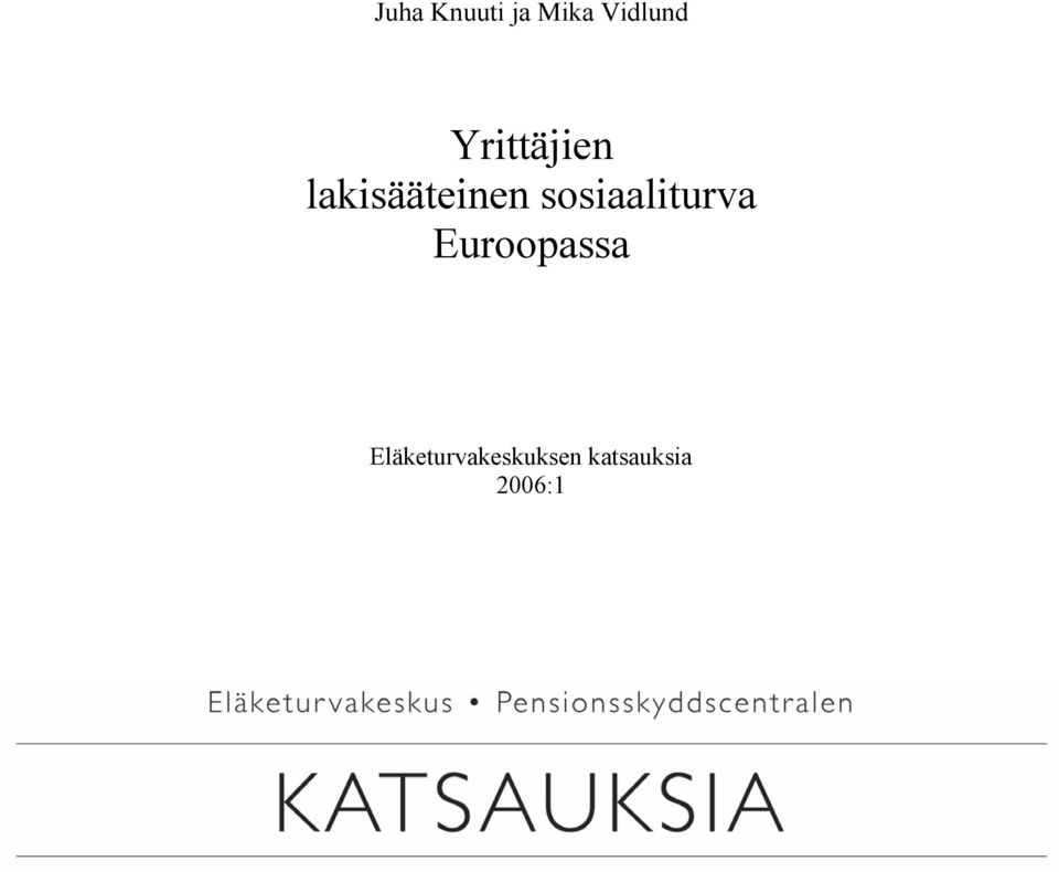 sosiaaliturva Euroopassa